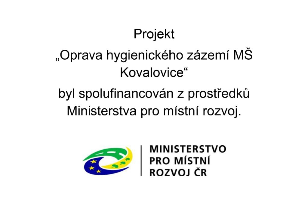 projekt opravy hygieneckého zázemí